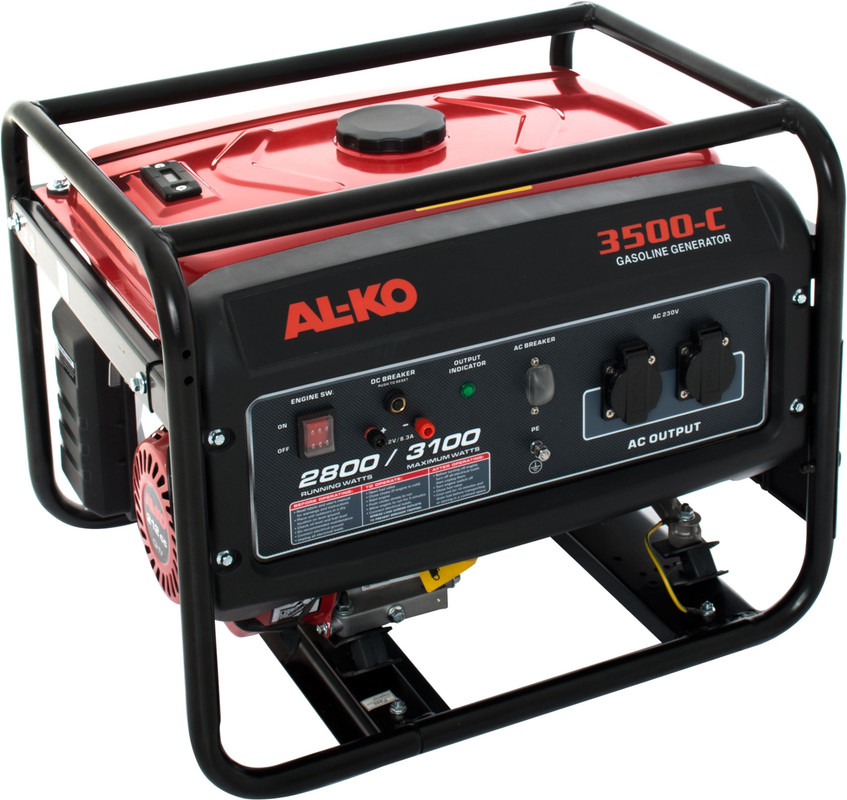 Генератор бензиновий AL-KO 1 фаза (220В), 2,8кВт, (3500 C)